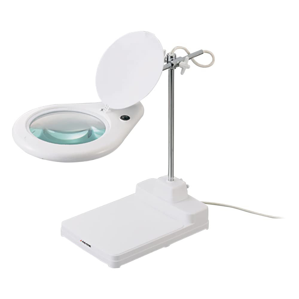 AS ONE Stand-Mounted Illuminated Magnifier 8062D3LED 1-2962-01