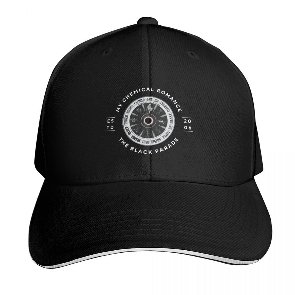 Inverted The Black Parade 2006 Mcr Baseball Cap Quick Dry Performance Cotton Twill Breathable Contrast Two Tone Brim