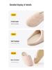 Lida Ni Women's Japanese Silent Non-slip Indoor Slippers for Postpartum, Wooden Floors, Soft Cotton Sole, Autumn/Winter.