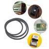 Pack Of 50 Cassette Tape Drive Belt Assortment Recorder Rubber Belts 1.2mm Width For Recorder Maintenance 30-40mm Fold