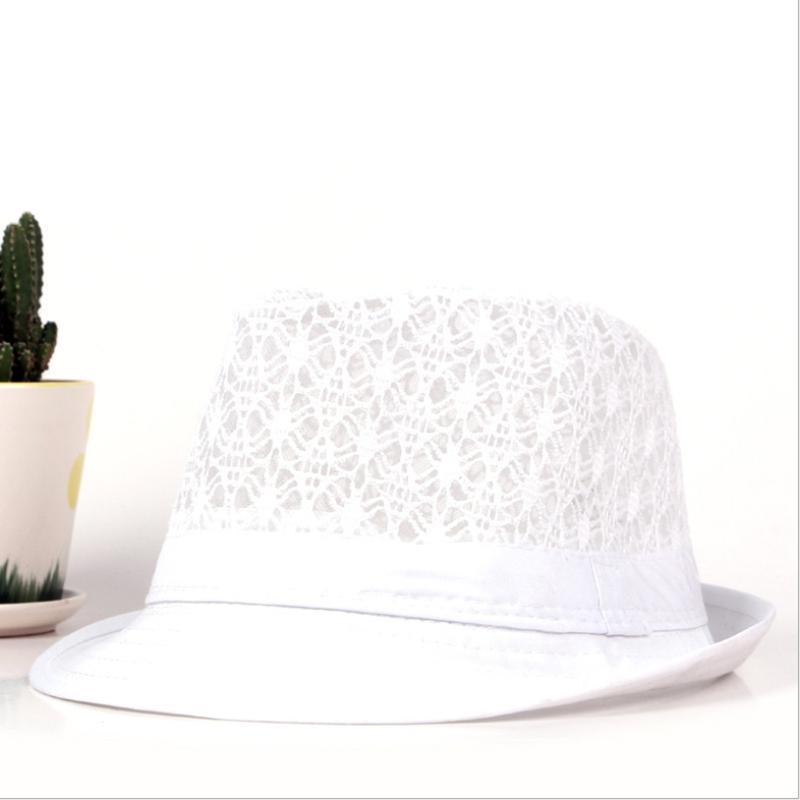 Hollow Out Korean Version Fashion New Unisex Jazz Cap Casual Breathable Solid Color Top Hat Summer Hat