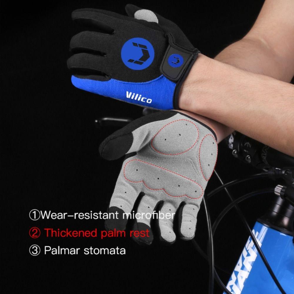 MTB Bike Sports Riding Motorcycle Gloves Running Fitness Full Finger Gloves Trendy Cycling Gloves