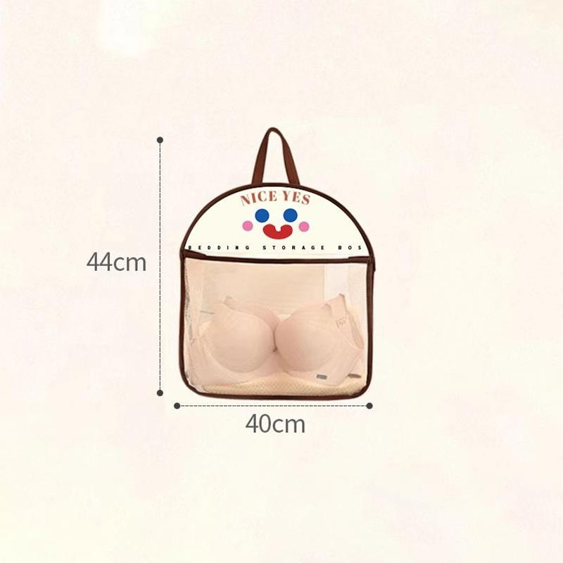 Underwear Storage Bag Wall Hanging Breathable Mesh Bag Socks Storage Bag Wardrobe Organizer Toy Doll Storage Bag With Hook