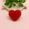 24pcs Valentine'S Day Felt Heart-Shaped Wool Balls | Suitable for Decorating Heart-Shaped Vases, Adding Decorative Wool Balls