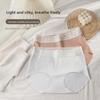 Ladies Spring and Summer Thin Style High Waist No Trace Breathable Belly Lift Hip Naked Sense Briefs