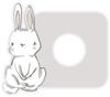 Protective Sticker for the Switch in a Child' Room - Hare