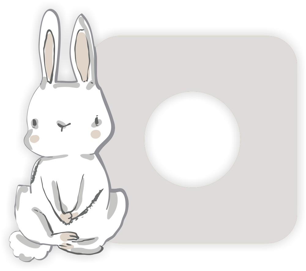 Protective Sticker for the Switch in a Child' Room - Hare