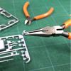 Fujiya MP9-110 Short Nose Radio Pliers, Compact, Ultra-Fine Tip (Spring Attached), 110mm