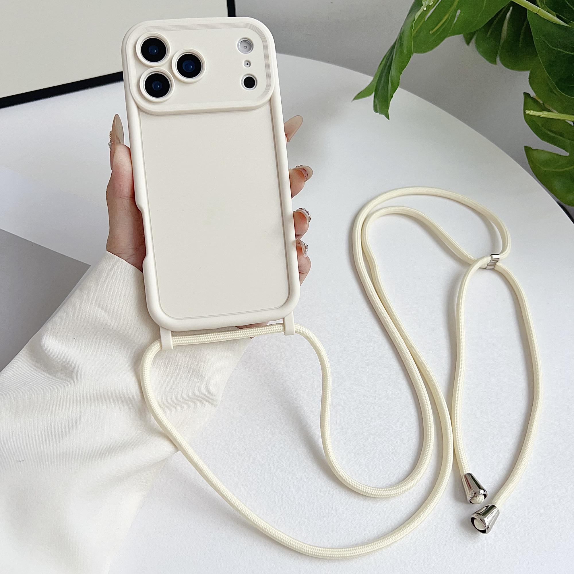 

Phone Case for IPhone 17 Pro Max 16 15 14 Plus 13 12 11 with Crossbody Lanyard Camera Protection Coque Shockproof Cover iPhone 12 Pro