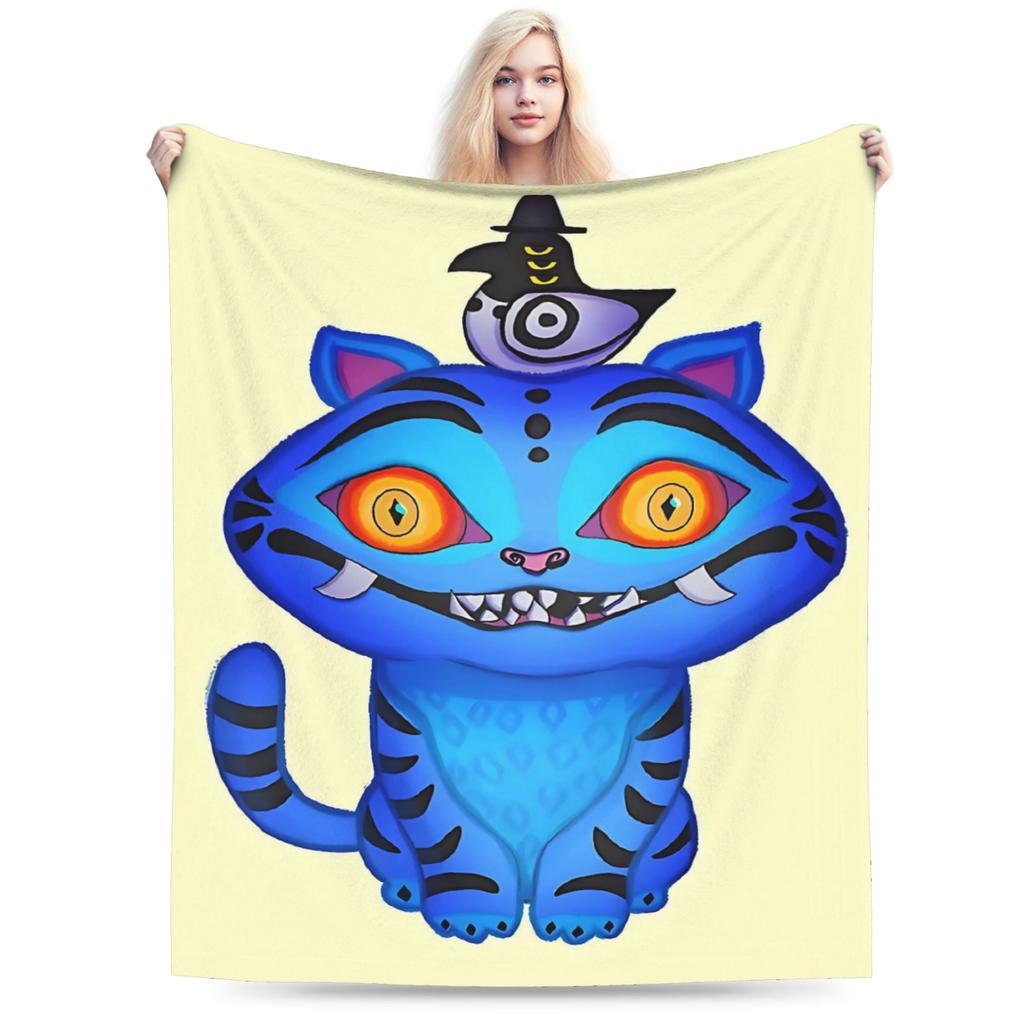 BABY Saja Boys Kpop Demon Hunters Game Plush Blankets Boy Girl Flannel Bedding Throws For Living Room Warm Soft Custom Bedspread