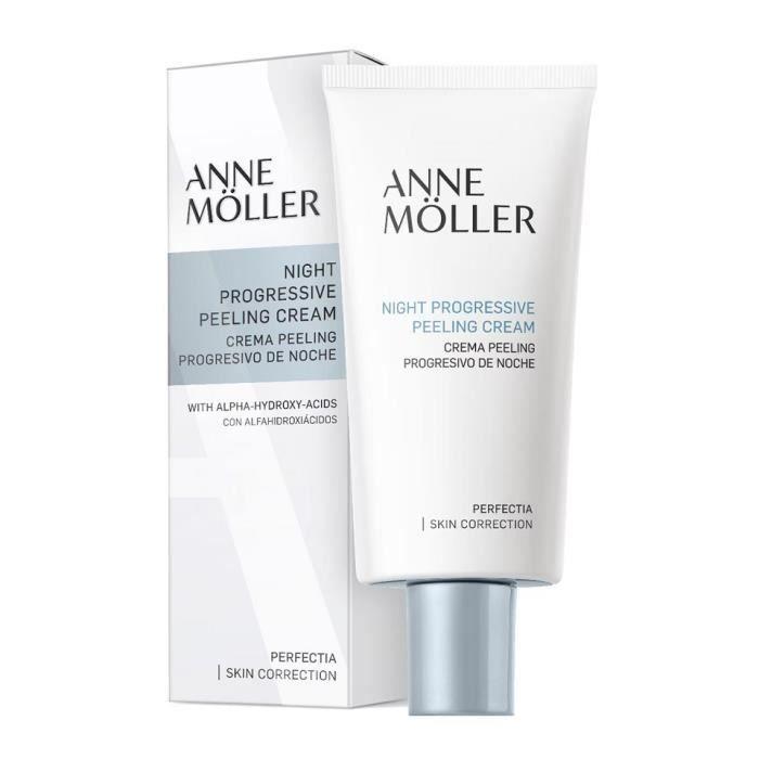 Peeling-Creme - ANNE MOLLER - Peeling Progresivo Nuit - 50 ml - Parfümfrei - Alle Hauttypen