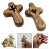 Olived Wood Crosses Comfort and Prayer Crosses Religious Pocket Holding Crosses Gift for Kids Adults Palms Size Crosses