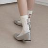 Lady Spring and Autumn Heel Heart To Heart Sweet Wind Show Thin Tube Stack Socks