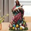2D Flat Acrylic Tabletop Decoration for Jesus' Birth Scene Holiday Home Ornament Newborn Suitable Christian Religious Art