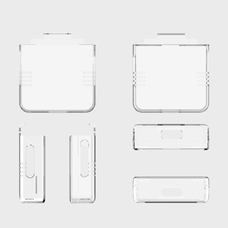 Hard Shell Scratchproof Dust Cover Clear Protective Case Game Console Shockproof Case Housing for Miyoo Flip/Flip V2