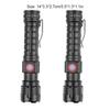 Small Flashlight Super Bright Portable Torch Rechargeable Multipurpose Light Hand Lamp Lighting Outdoor Household