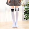 Kids' Mesh Ruffle Mid-Calf Socks, Thin Cotton, Knee-High for Girls & Boys, Football Style