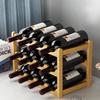 Elegant Red Wine Rack - Suitable for Home, Bar, or Living Room Counter Display