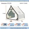 Three-Person Rainproof BBQ Dining Tent for Outdoors & Indoors