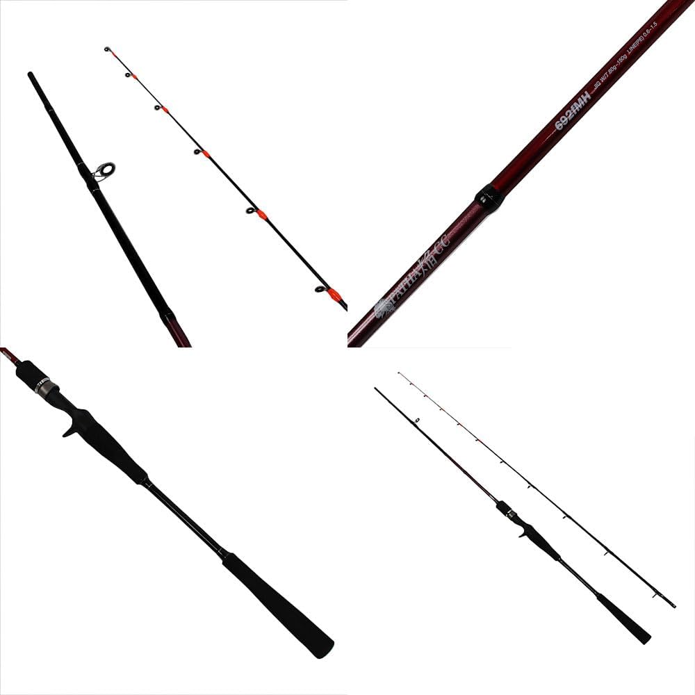 Spatha Flame 692FMH Fishing Rod & Friday 150 Bait Reel Set Lightweight Durable Fishing Gear