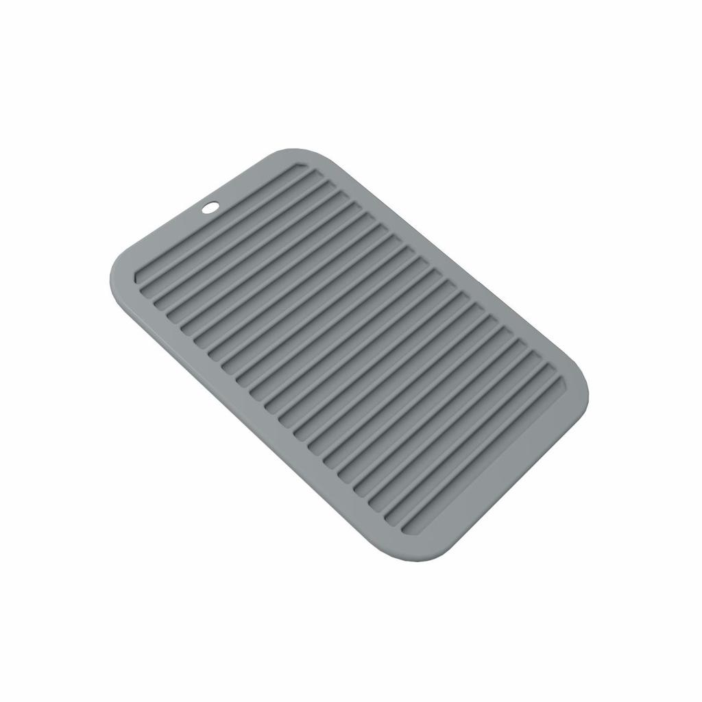 Silicone Wavy Insulated Pot Holder & Coaster - Anti-scald Square Placemat for Kitchen & Dining Table