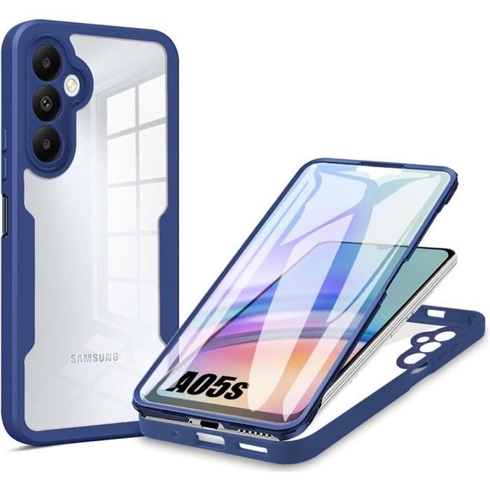 Coque de protection - BOOLING - Samsung Galaxy A05s - Bleu Marine - Semi-rigide - Antichoc