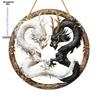 Fantastical Yin Yang Animal Light Catcher Round Acrylic, Novelty Home Decor, Perfect Durable for Bedroom, Store, Office, Kitchen, for Wall Decoration