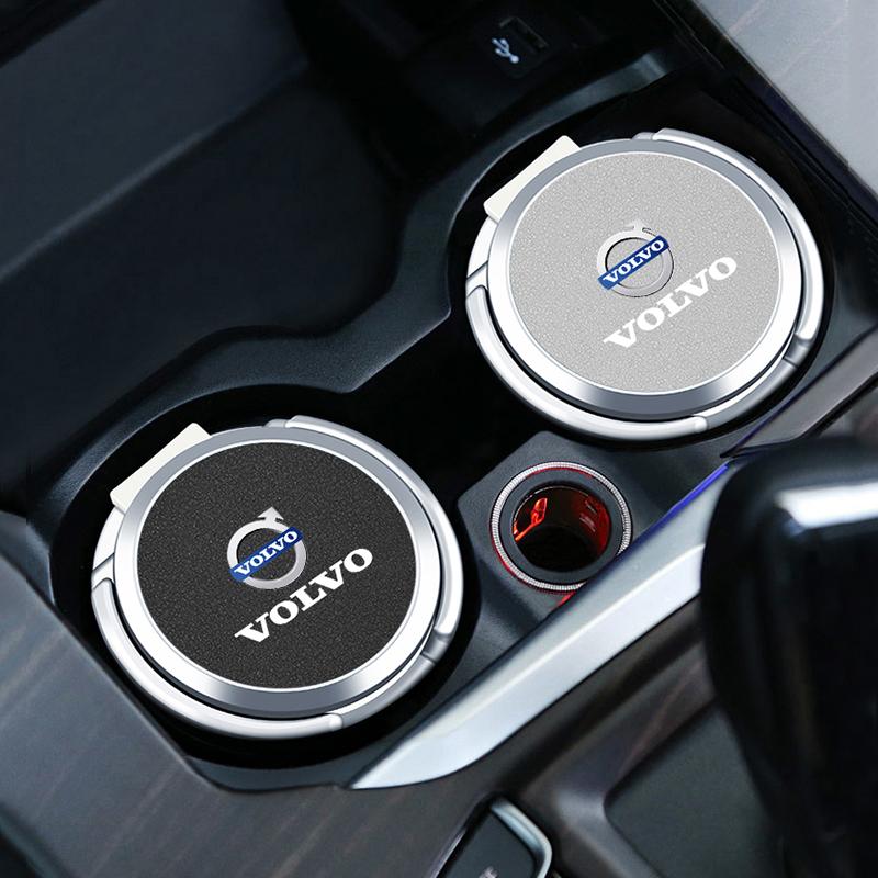 Volvo Car Interior Ashtray Smoke Ashes Storage Cup Accessories For Volvo XC90 V90 V60 XC60 V40 EC40 EX40 S80 S60 S90 C40 XC40 V7