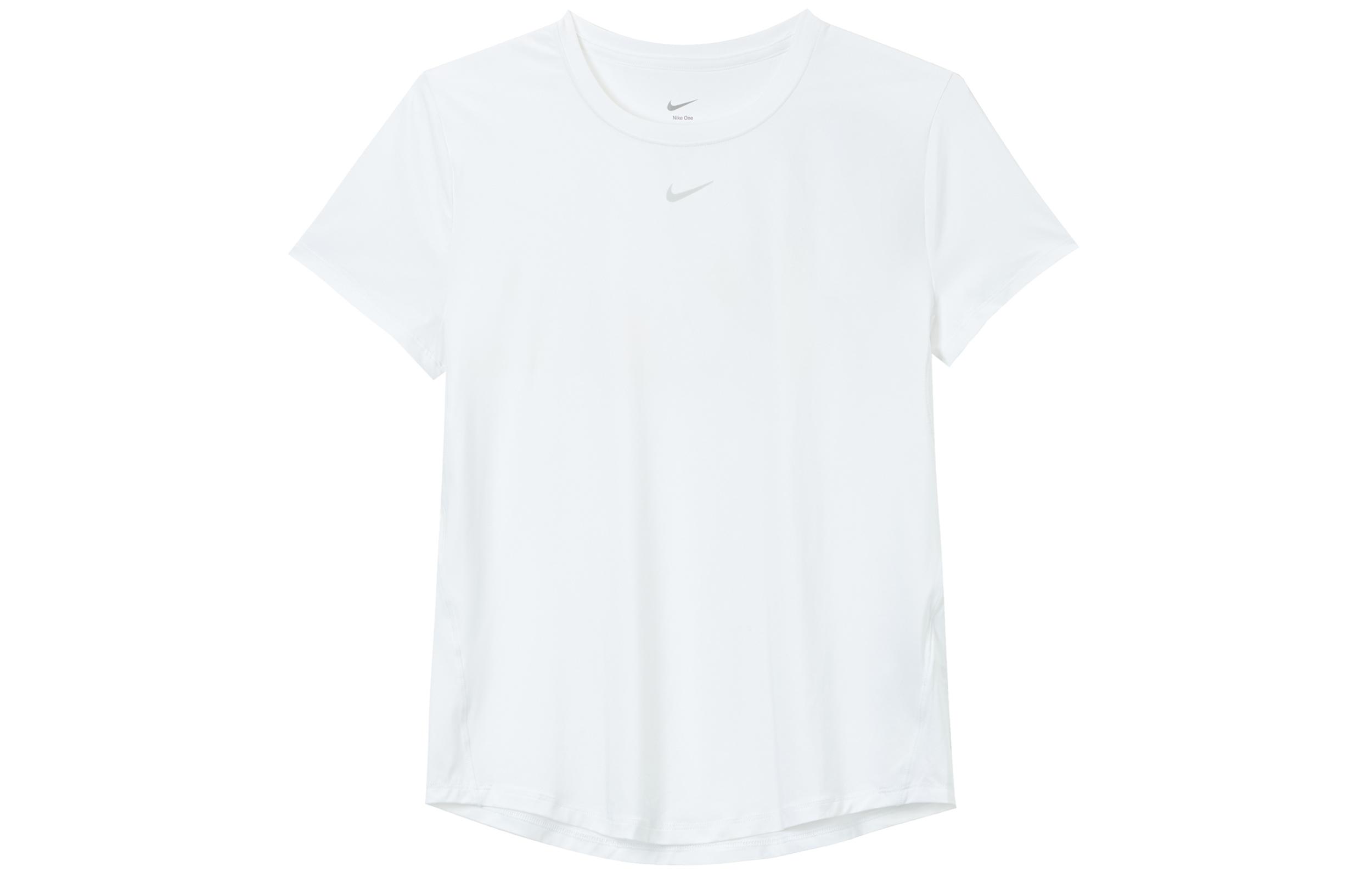 Nike One Classic Dri-FIT Women ss Running Training T-Shirt White S