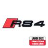 RS3 RS4 RS5 RS6 RS7 RS8 Logo Car ABS Emblem Body Tail Trunk Decoration Sticker Accessories For Audi A1 A2 A3 A4 A5 A6 A7 A8 RS S