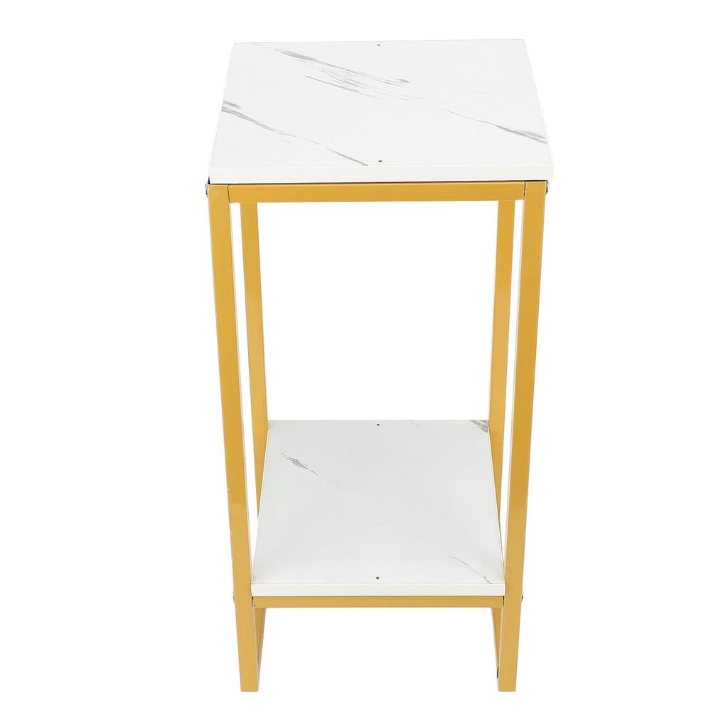 2 Tiers Flower Stand 60cm Sturdy Iron Frame Multifunctional Easy Assembly Flower Pot Shelf for