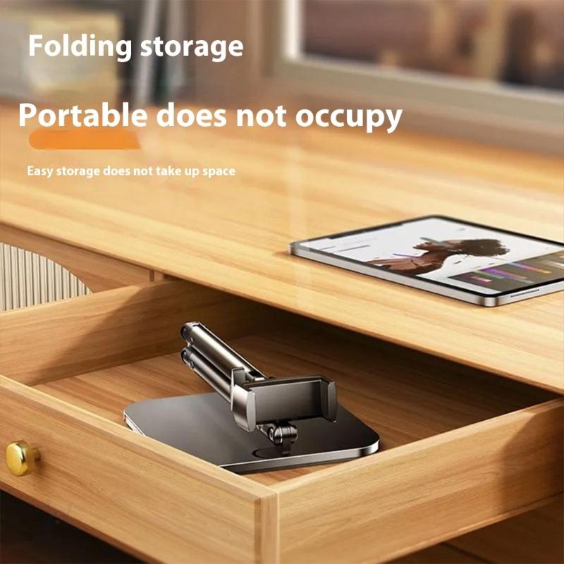 Phone Stand for Desk, Angle Height Adjustable Phone Holder for Desk, Aluminum Universal Phone Stand Holder