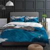 Sea Ocean Dolphin Whale Duvet Cover With Pillow Case Custom 3pcs Bedding Set Quilt Cover Double Bed Home Textile