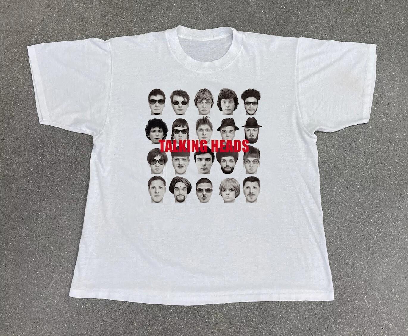 The Best of Talking Heads White Color Full Size Shirt New M