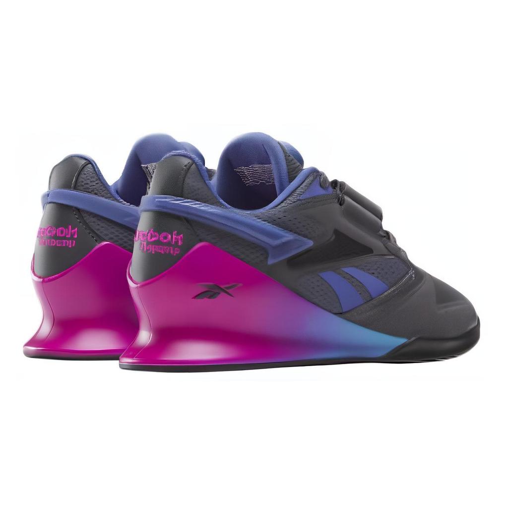 Reebok Legacy Lifter 3 Comfortable Versatile Low-Top Training Shoes Women Sneaker Black Purple 100074529