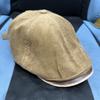 Early Autumn New Korean Cap Four Seasons Men and Women Retro British Couple Naked Corduroy Forward Hat Tide