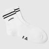 Striped Cushioned Mid Socks White UR123CSC32