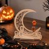 Gothic Halloween Witch Magnetic Swing Figurine Dark Style Ghost Hanging Table Ornament  Gift Giving