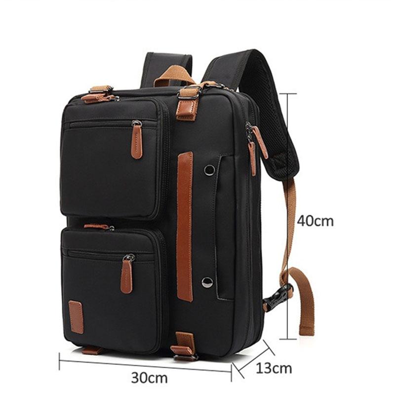Multifunctional Backpack Diagonal Cross Student Schoolbag Business Handbag Computer Bag Outdoor Men's Bouble Shoulder Backpack