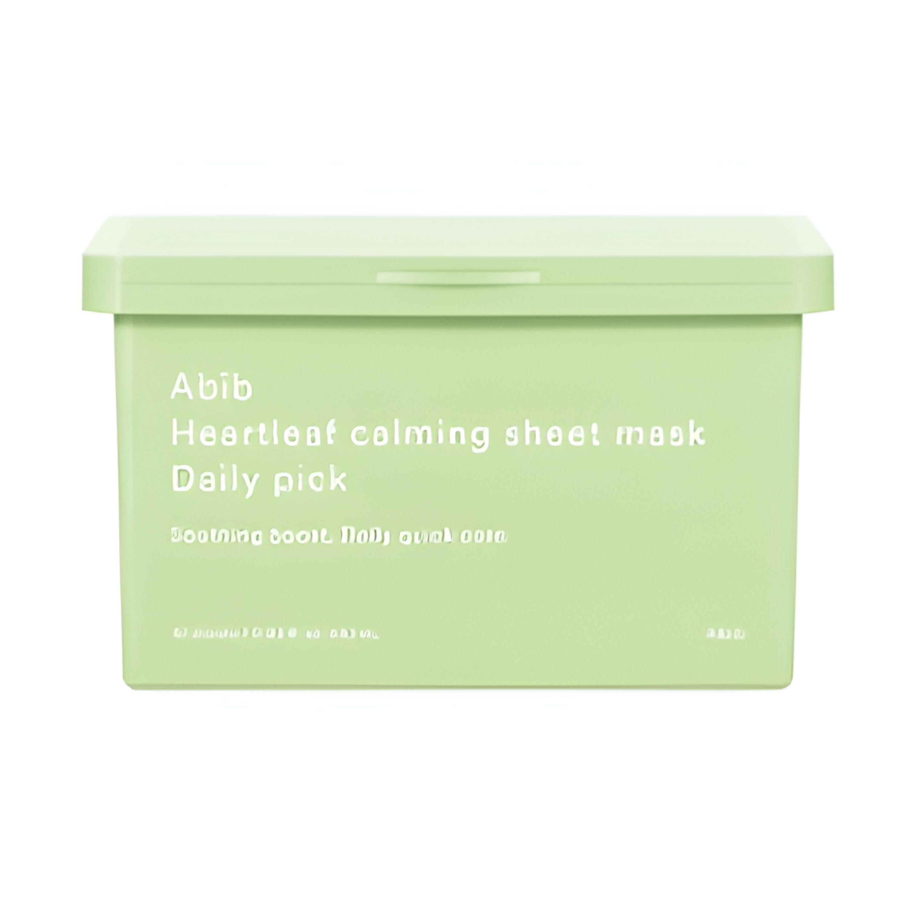 Abib Daily Pick Pull-Out Sheet Mask Trio (Heartleaf / Jericho Rose / Glutathione) – 30 Sheets 01 Heartleaf