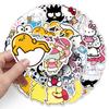 51 Cartoon Sanrio Epoxy Stickers: Cute KT Cat, Pompompurin, Kuromi for Water Bottles & Phone Cases
