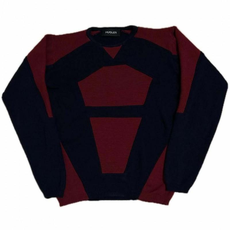 Gothic Dark Print Knit Sweater Women Unisex Streetwear Loose Fit Round Neck Long Sleeve 2025