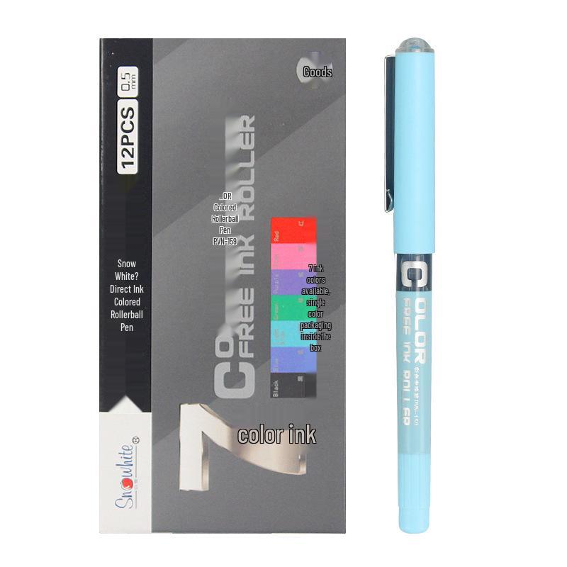 PVN-159 Red Needle-Type Gel Pen for Students, Signatures, and Office Use