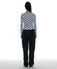 PARTIMENTO WOMEN Dot All-Over Printed Long Sleeve Tee_White