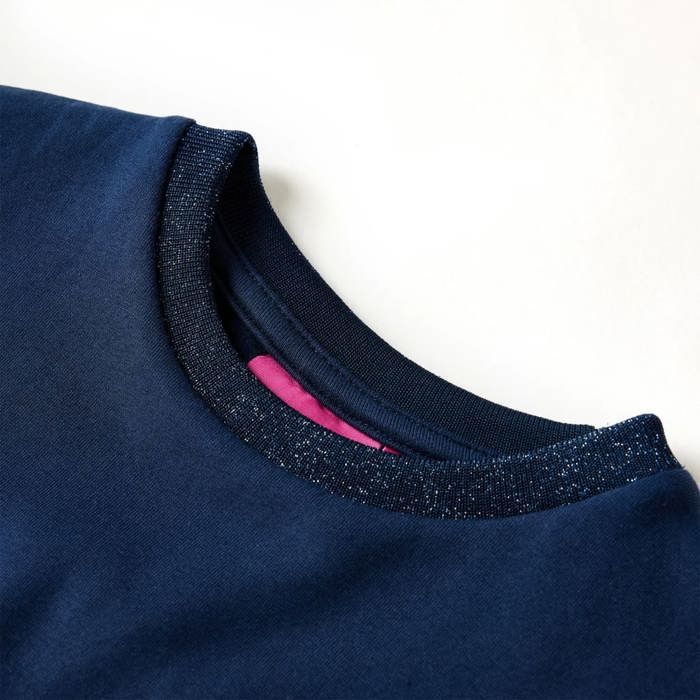 Robe pour enfants à manches longues bleu marine 92/104/116/128/140