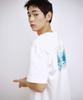 Kallapataleu Back Camping Graphic Short-Sleeved T-Shirt - White