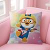 Anime Cute Pororos Maple Design Cushion Cover Happy Autumn Harvest Decor Holiday Decorati Pillow Cover