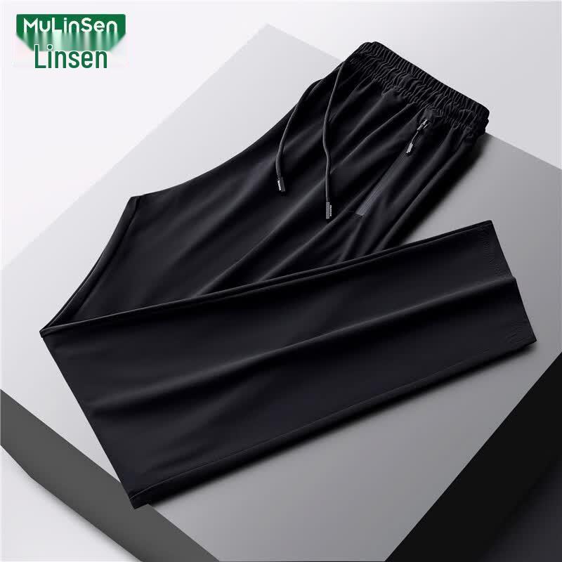 MULINSEN Men s Ice Silk Quick-Dry Sports Pants 5XL