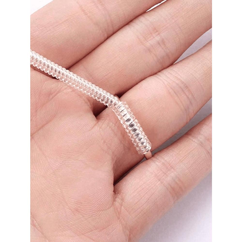 4pcs/Set Transparent Ring Sizer Adjuster, Invisible Coil Wrap Resizable Rings, Multiple Combinations Available