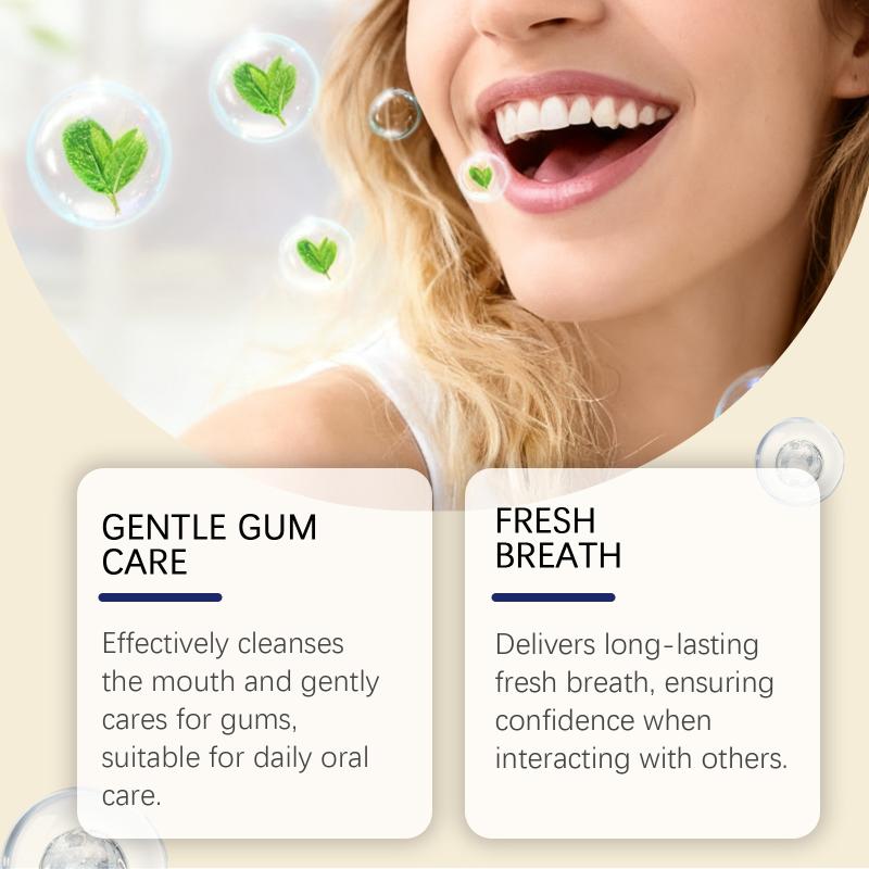 

Fresh Breath Mouthwash With A Gentle Formula Cleans The Mouth And Cares For Teeth. It Leaves A Lingering Fragrance And Is A Refreshing Care Mouthwash one size